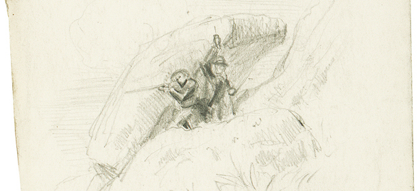 Waud-Firing at Round Top