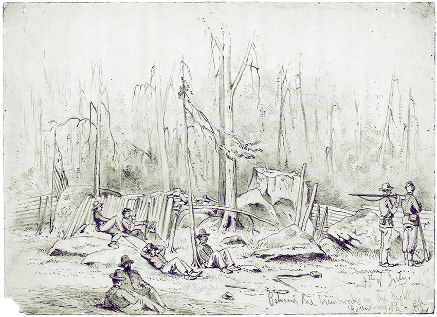 Forbes-Resting on Culp's Hill