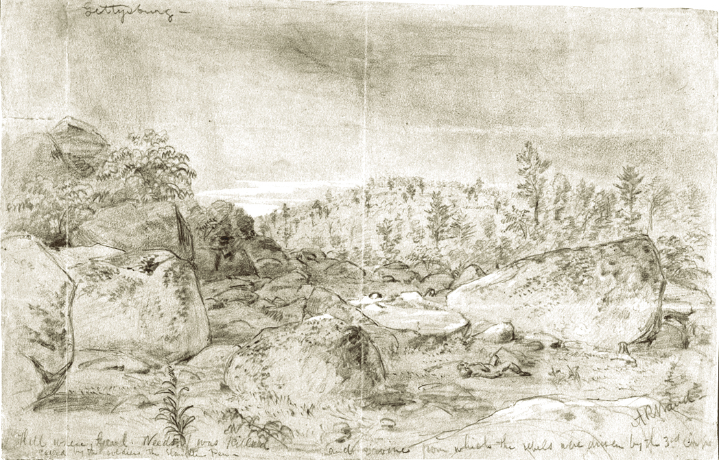 Waud-Devil's Den Round Top